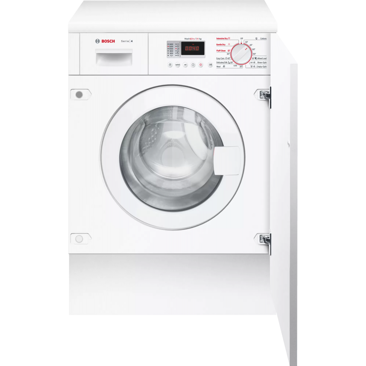 意大利製造 Bosch 博世 WKD28351HK 7/4公斤 嵌入式洗衣乾衣機